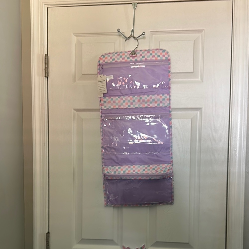 Purple Hanging Cosmetic Bag